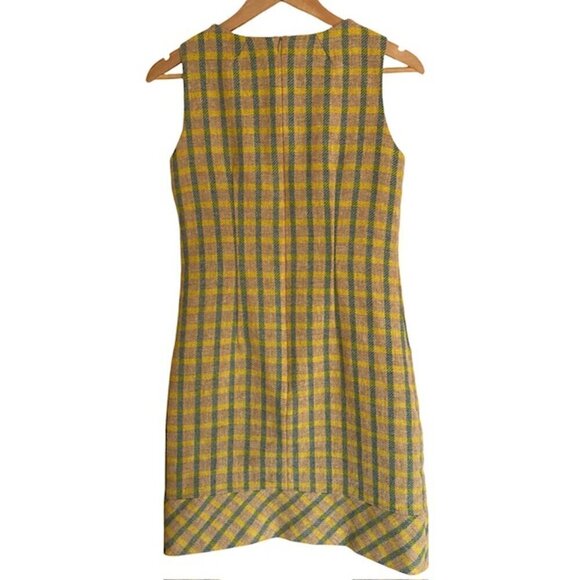 Boden British Tweed by Moon Sleeveless Wool Dress 4 - Picture 3 of 4